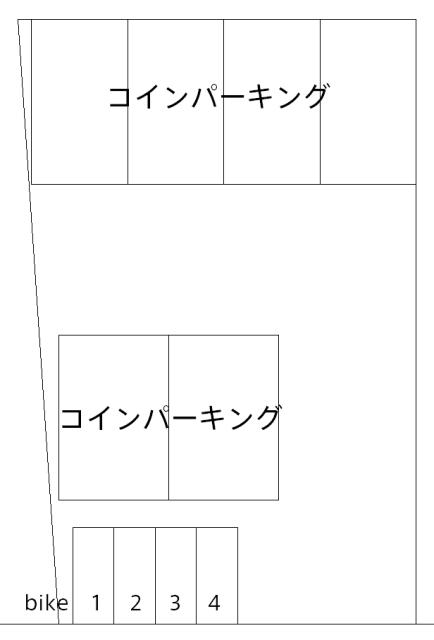 ミノラスパーキング下丸子１丁目の駐車配置図
