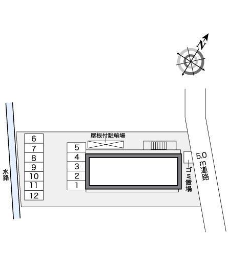 サンコート寒川(27716)の駐車配置図