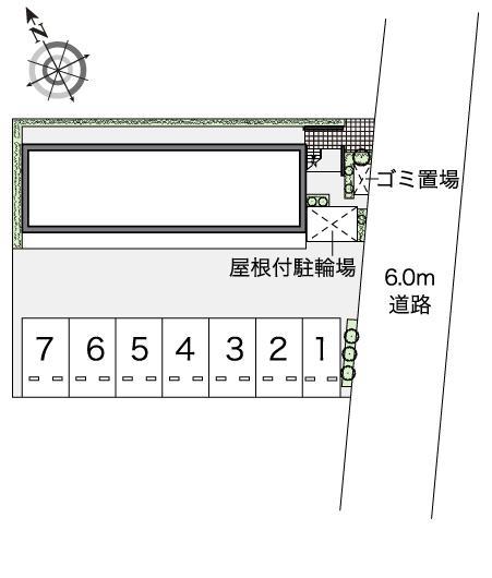 ステラⅡ(38681)の駐車配置図