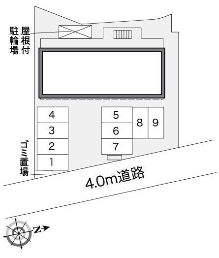 南風(27576)の駐車配置図