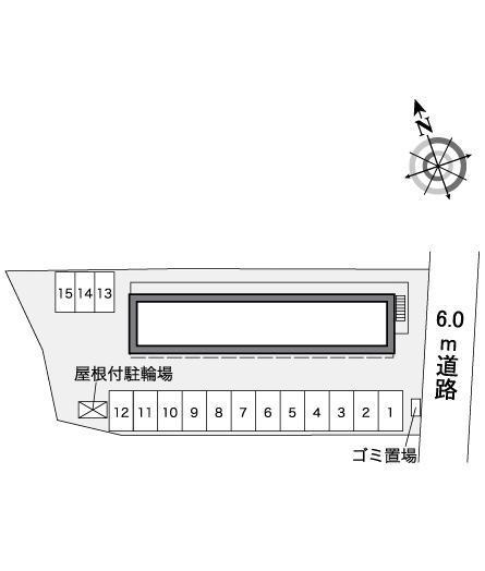 ベルシャトレ富士宮(39307)の駐車配置図