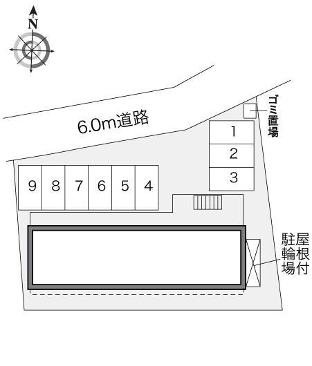 葛城(28668)の駐車配置図