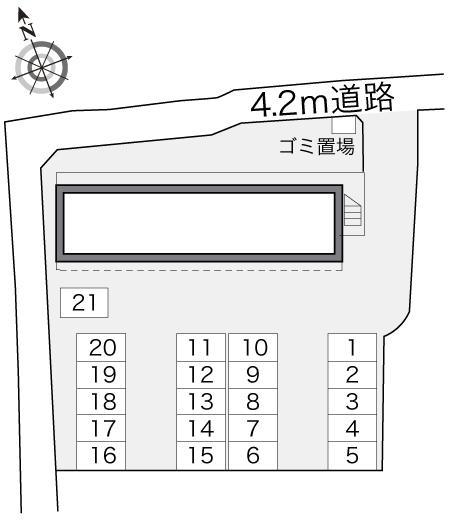 ＪＯＨＮＡＮ(19785)の駐車配置図