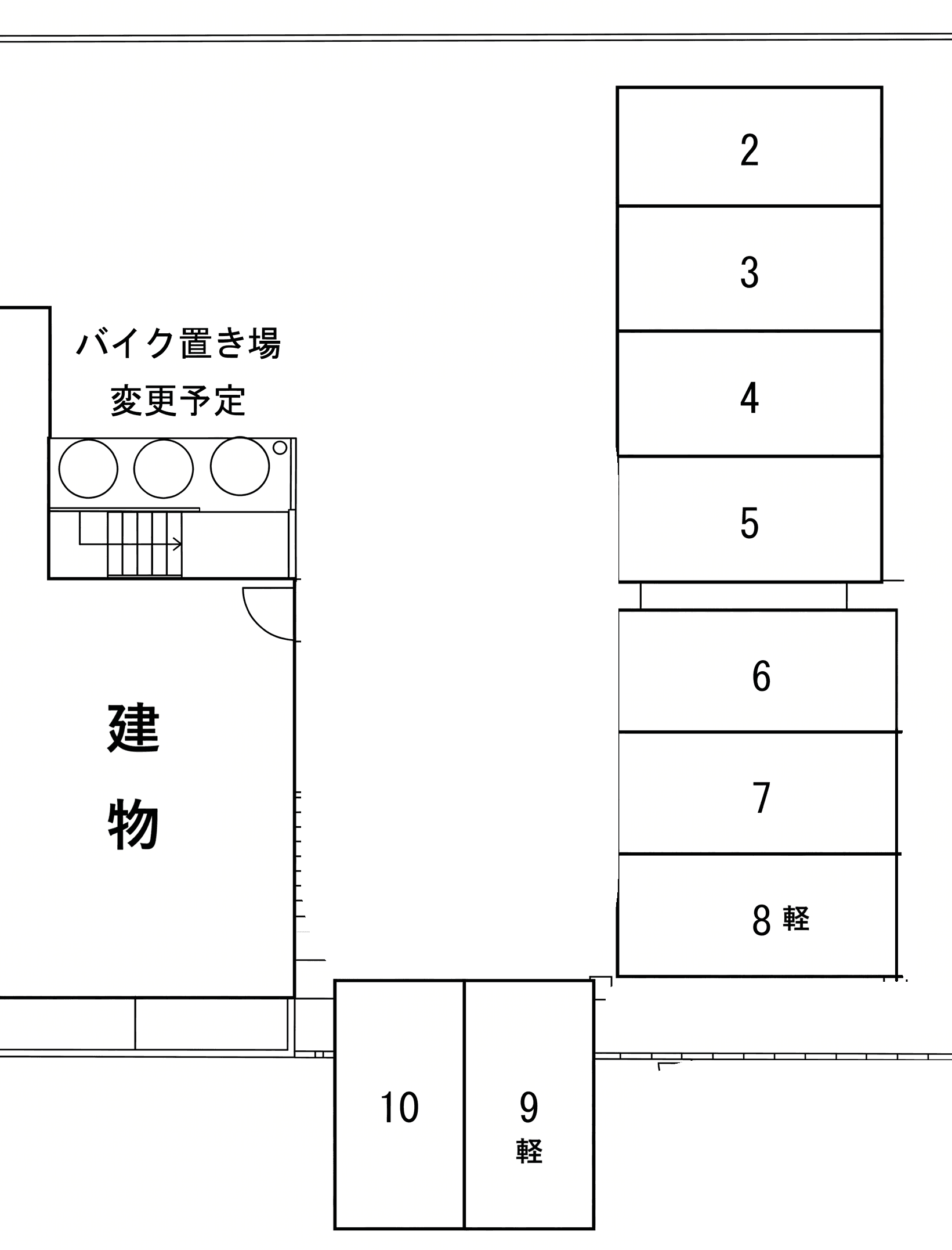 Grandir Maison市川中山の駐車配置図