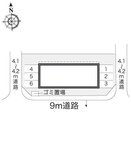 ビーグラッド(14287)の駐車配置図