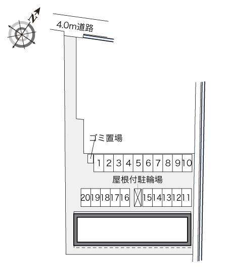 ぬまくま(34232)の駐車配置図