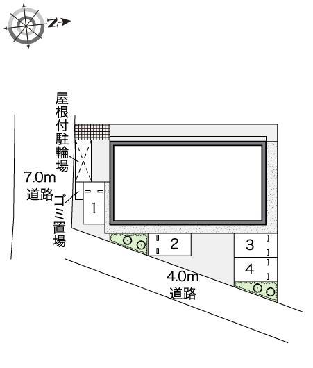 ビューハイツ(47157)の駐車配置図