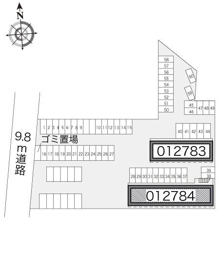 紀峰第１(12784)の駐車配置図