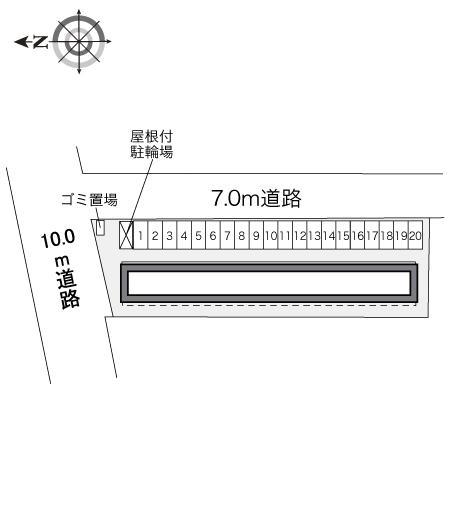 グレース　１６(32781)の駐車配置図