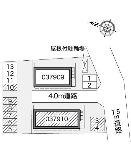 五反田Ⅱ(37910)の駐車配置図