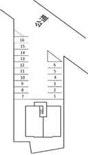 Blossom court　駐車場の駐車場