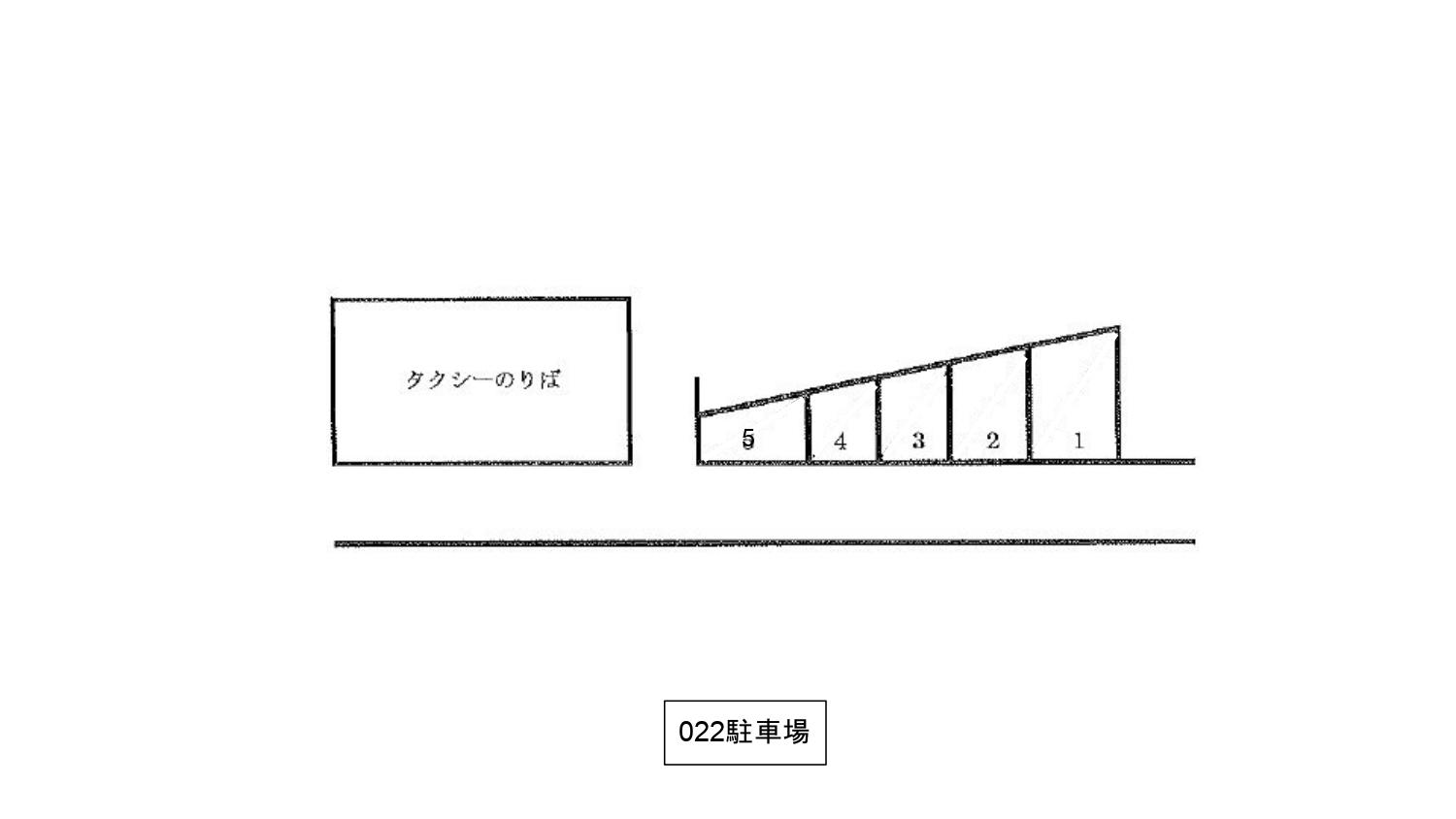 ０２２駐車場の駐車配置図