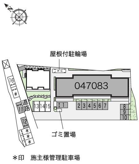 コナ＆サンⅡ(47083)の駐車配置図