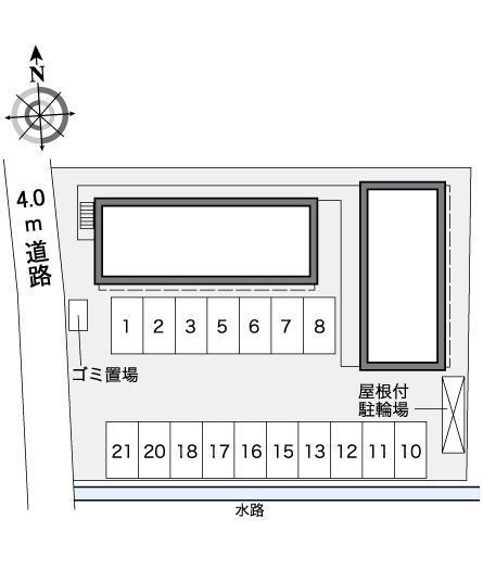 リリアンス(26079)の駐車配置図