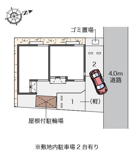 ｍｉｎｏｒｉ　５５(44691)の駐車配置図