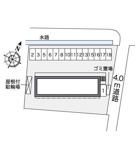 グランディール　５(37276)の駐車配置図