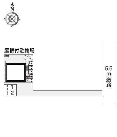 上藤(44756)の駐車配置図