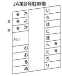 JA第8号駐車場の駐車場