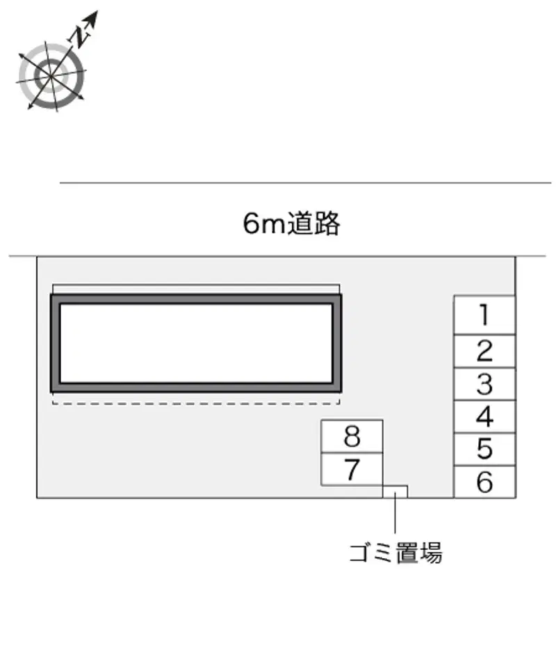 メゾンパーク(10346)の駐車配置図