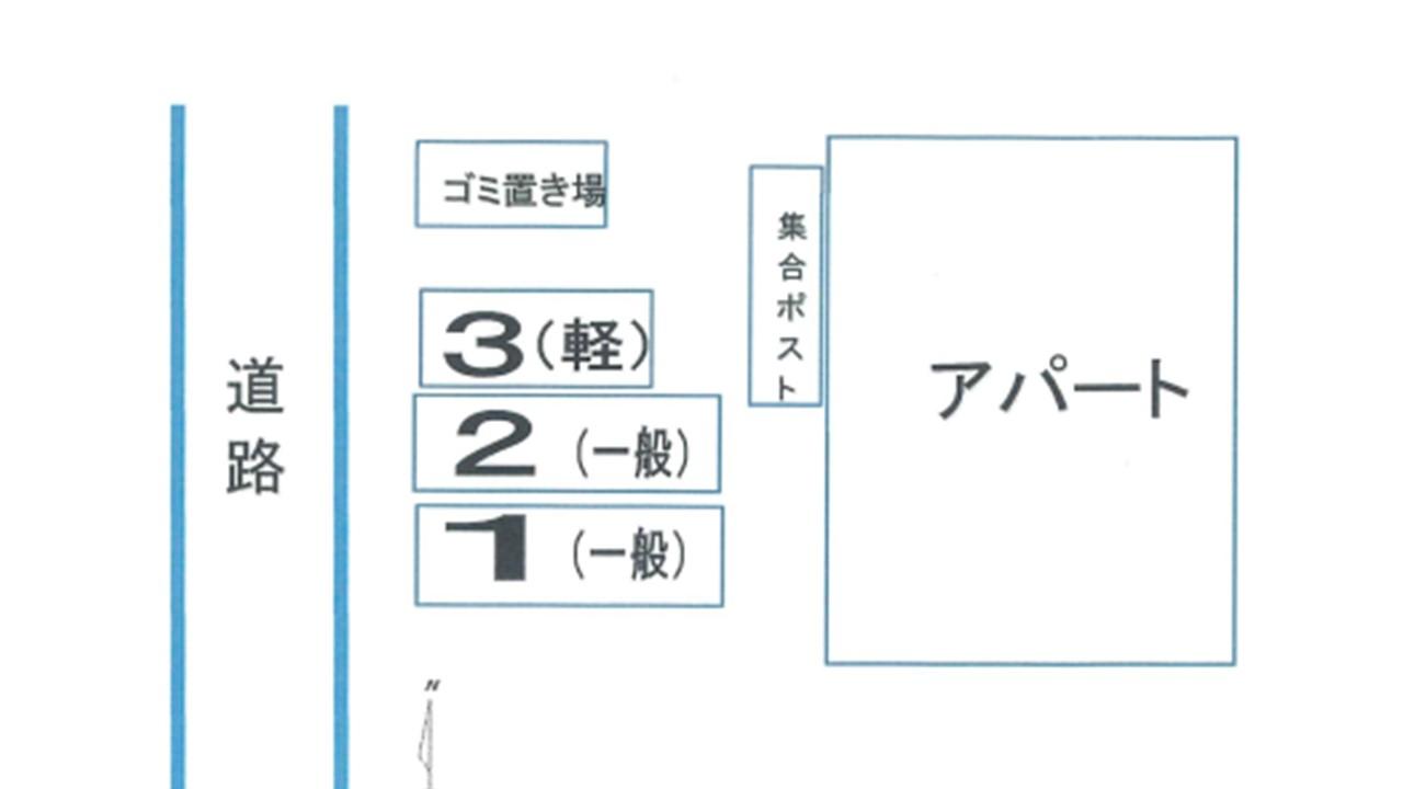 ハピネス稲荷駐車場の駐車配置図
