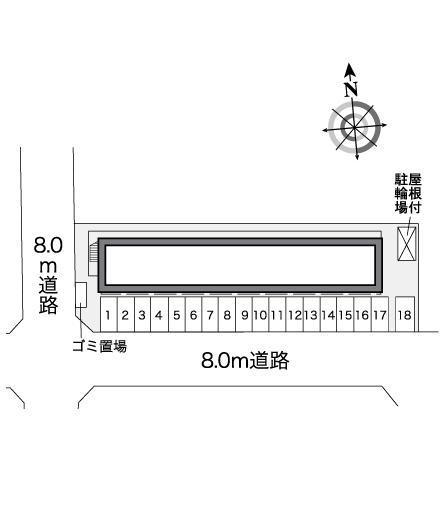 エスペーロ(26035)の駐車配置図