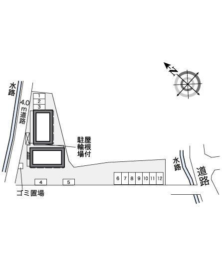 香椎駅東(25882)の駐車配置図
