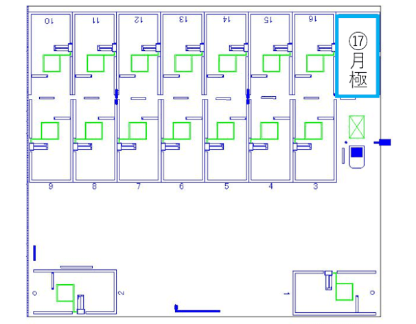 上飯田南第１の駐車配置図
