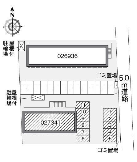 ＺⅡ(27341)の駐車配置図