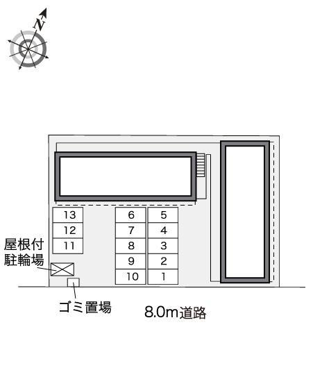 ターナーⅡ(30429)の駐車配置図