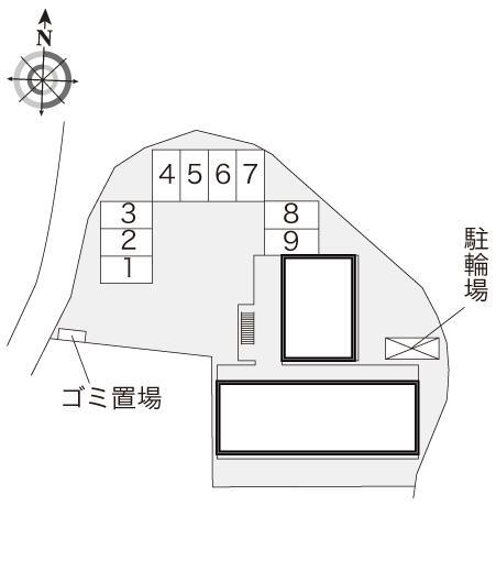 ＴＡＫＥＯ(18117)の駐車配置図
