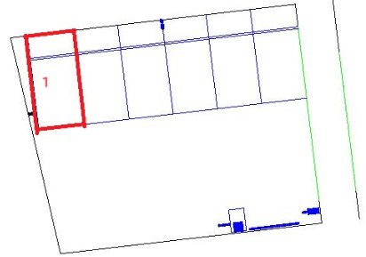 上尾小敷谷第１の駐車配置図