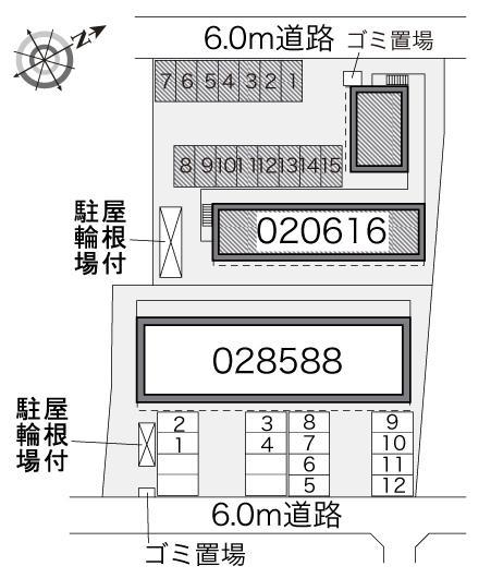 ヤマサ(20616)の駐車配置図