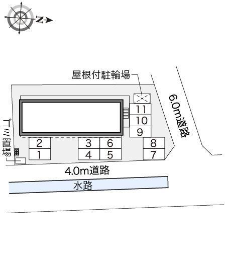 山王田(24273)の駐車配置図