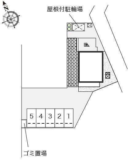 ドミールメディオ(52462)の駐車配置図