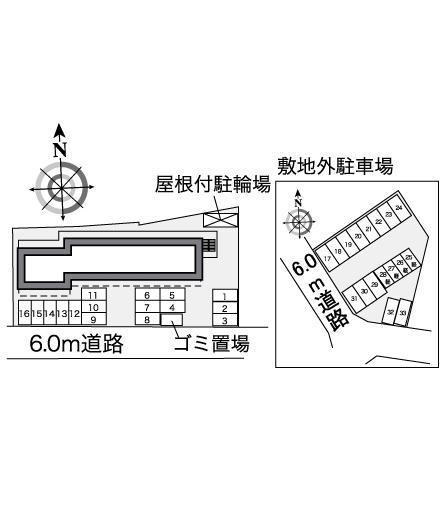 広見(35772)の駐車配置図