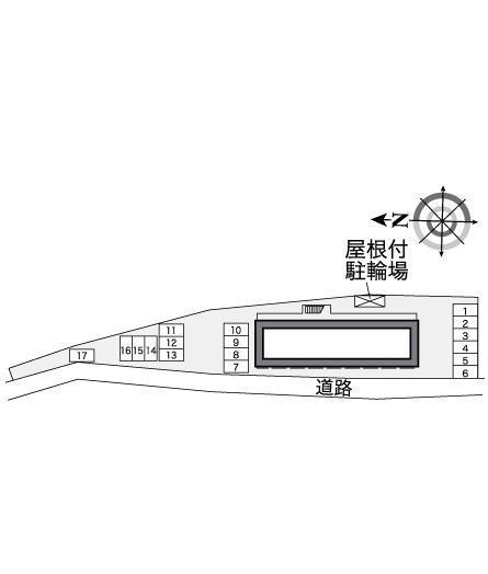 大正(25746)の駐車配置図
