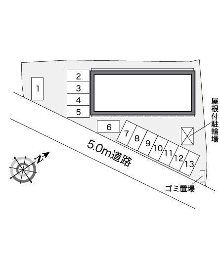 日吉(39992)の駐車配置図
