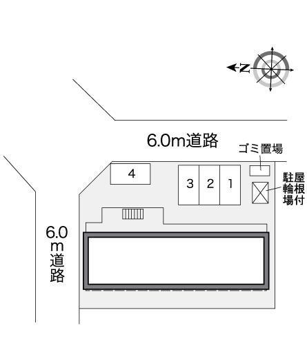 メイチョロ千代田町(25977)の駐車配置図