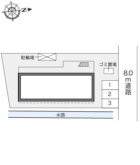 ひいらぎ(24749)の駐車配置図
