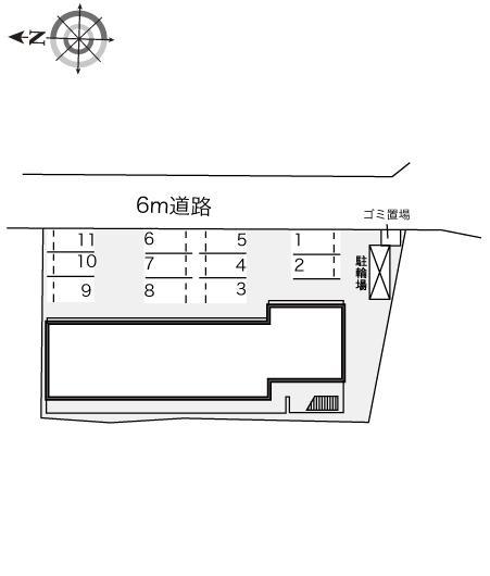 ＯＮＯ(18032)の駐車配置図