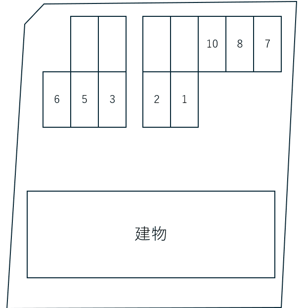 Ｍｔ　Ｇｒａｎｄｅ　Ⅱの駐車配置図