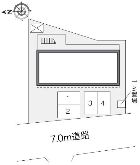 サンライズ(23840)の駐車配置図