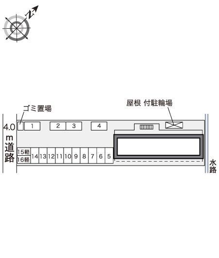 リーデレポルタ(40335)の駐車配置図