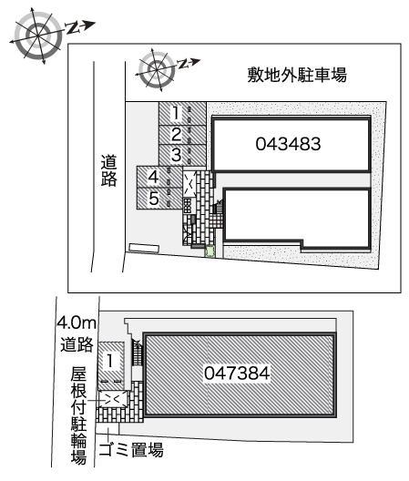 さくら２(47384)の駐車配置図