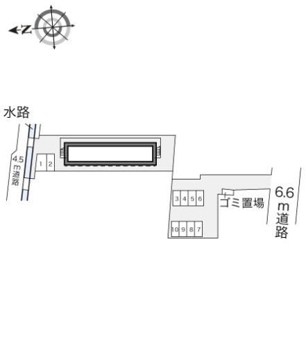 ホワイトグレー(16974)の外観・駐車場イメージ2枚目