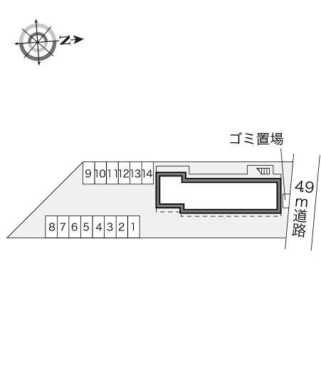 アークＫ　Ｔ(23422)の駐車配置図