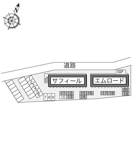 エムロード(22116)の駐車配置図