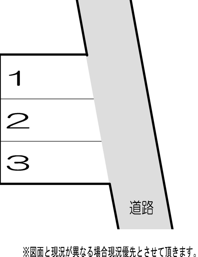 黒田農園駐車場の駐車配置図