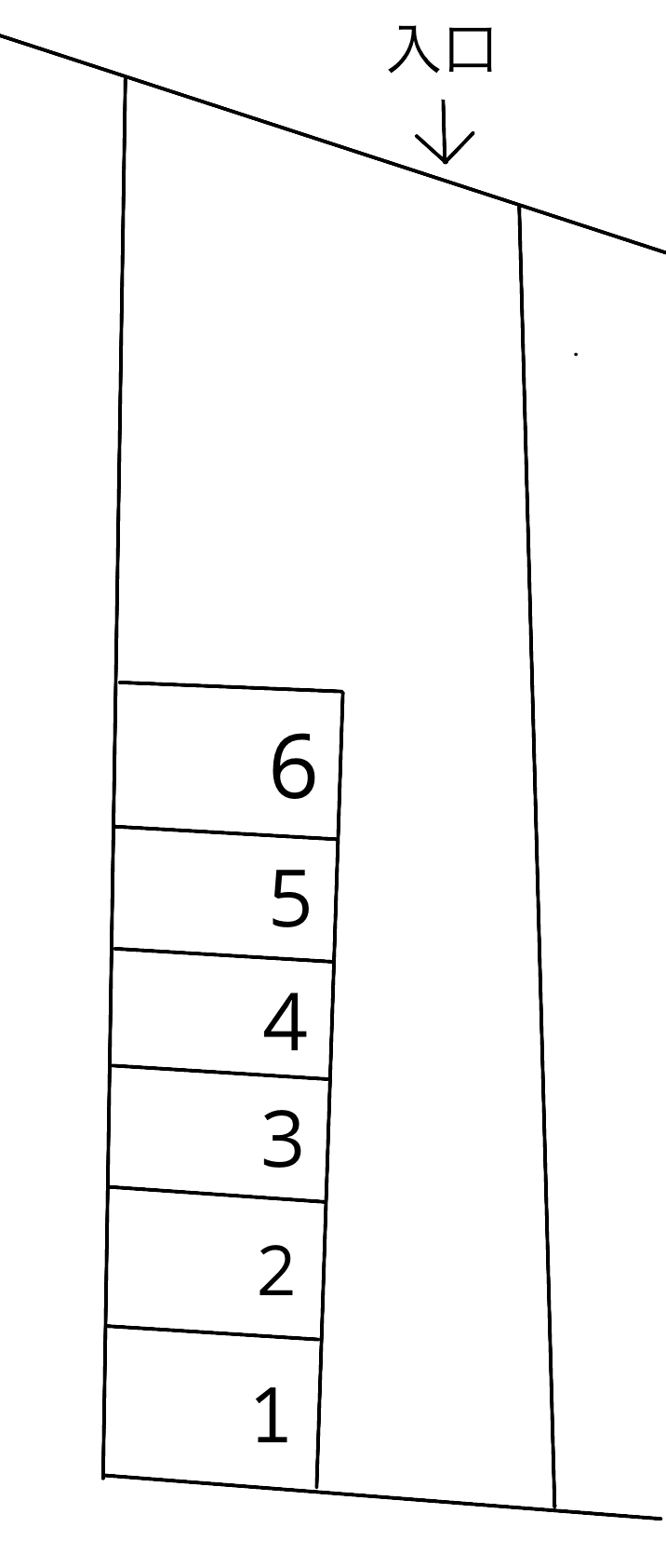 38.三ツ井月極駐車場の駐車配置図