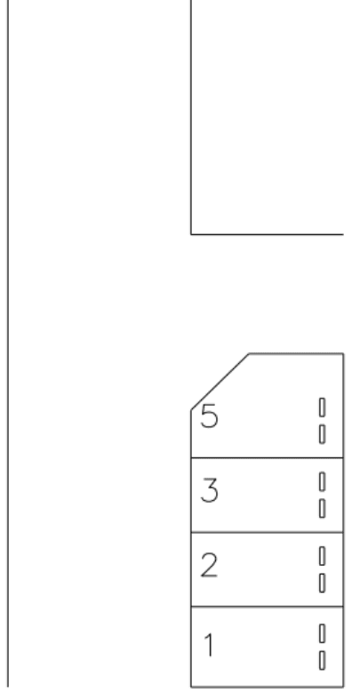 エムズパーキングの駐車配置図